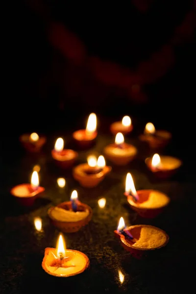 Diwali světla, Indie — Stock fotografie