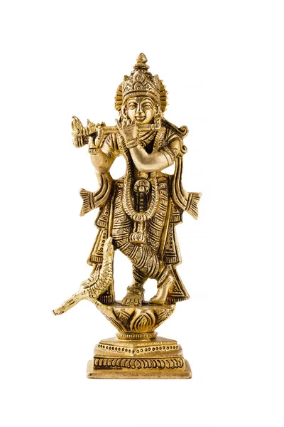 Estatua de Krishna en blanco —  Fotos de Stock