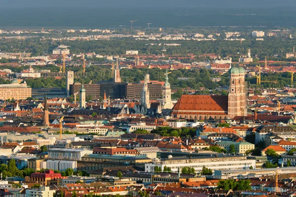 Vista aérea de Munich. Munich, Baviera, Alemania —  Fotos de Stock