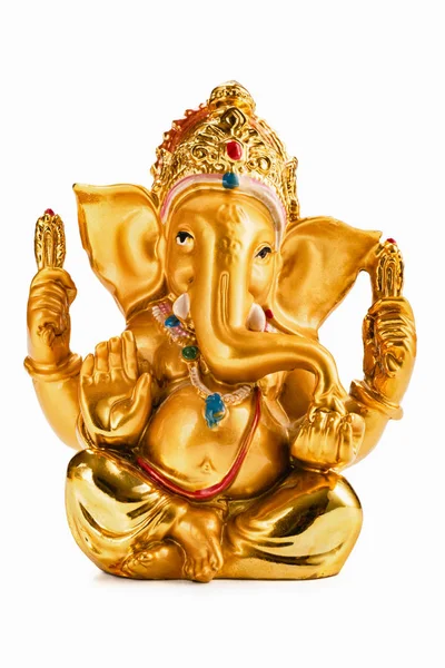 Ganesha standbeeld op wit — Stockfoto