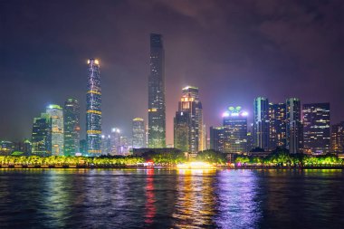 Guangzhou manzarası. Guangzhou, Çin