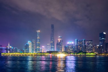 Guangzhou manzarası. Guangzhou, Çin