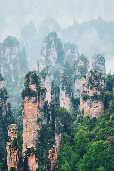 張家界市の山、中国 — ストック写真