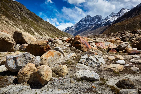 Údolí lahaul v Himalájích — Stock fotografie