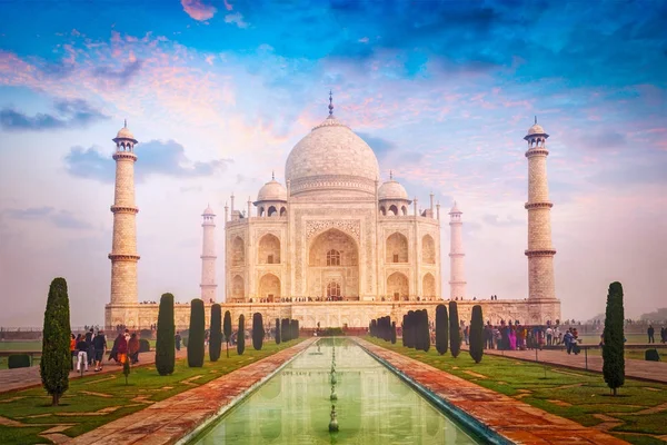 Taj Mahal, Agra, Indien — Stockfoto