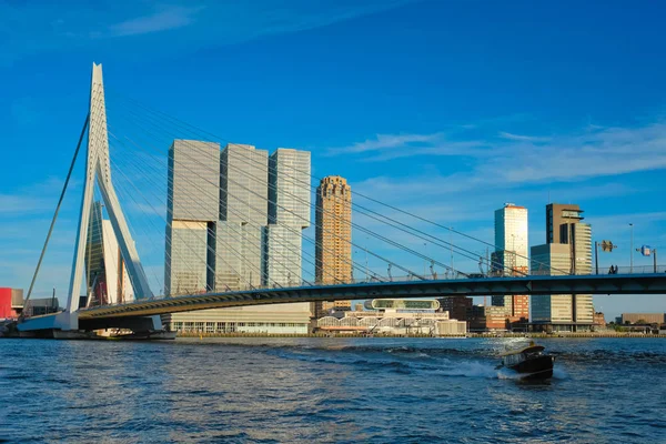 Panoráma města Rotterdam, Nizozemsko — Stock fotografie
