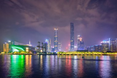 Guangzhou manzarası. Guangzhou, Çin