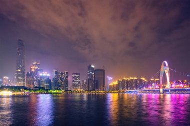 Guangzhou manzarası. Guangzhou, Çin