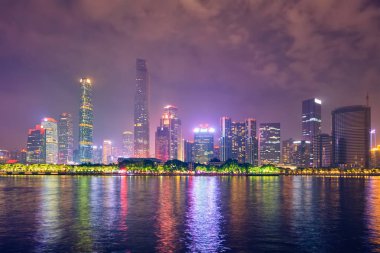 Guangzhou manzarası. Guangzhou, Çin