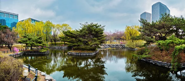 Yeouido парк в Сеулі, Корея — стокове фото