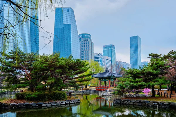 Yeouido park in seoul, Korea — Stockfoto