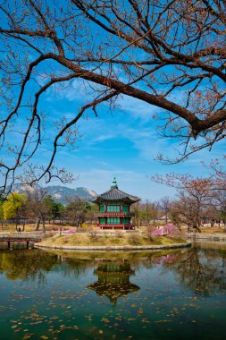Hyangwonjeong köşk, Gyeongbokgung Sarayı, Seoul, Güney Kore