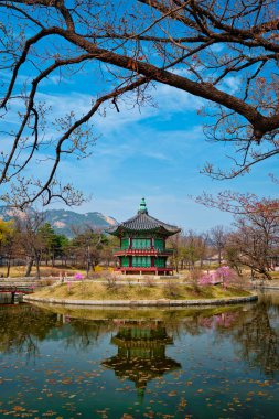 Hyangwonjeong köşk, Gyeongbokgung Sarayı, Seoul, Güney Kore