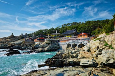 Haedong Yonggungsa Tapınağı. Busan, Güney Kore