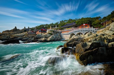 Haedong Yonggungsa Tapınağı. Busan, Güney Kore