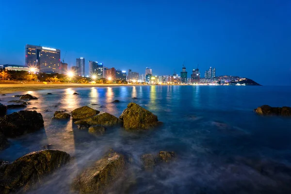 Haeundae Beach Busan, Dél-Korea — Stock Fotó