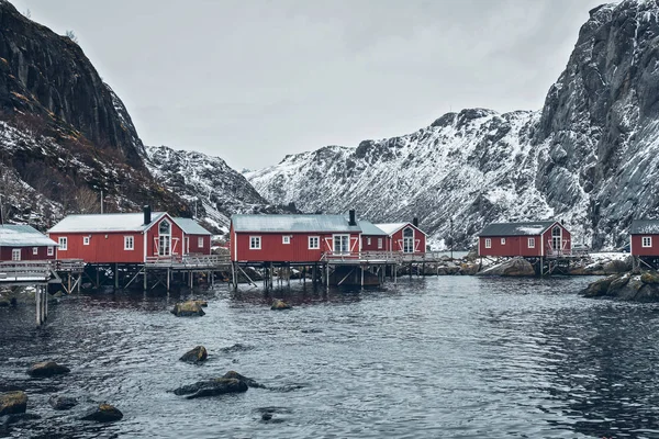 Fischerdorf Nusfjord in Norwegen — Stockfoto