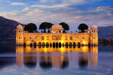Jal Mahal Su Sarayı. Jaipur, Rajasthan, Hindistan