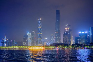 Guangzhou manzarası. Guangzhou, Çin
