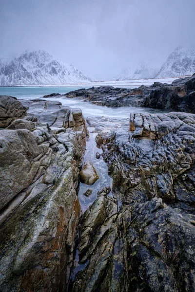 Norvég-tenger partja — Stock Fotó