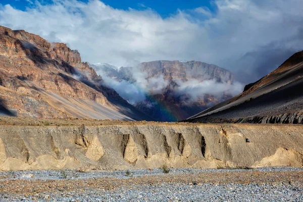 Rainbow in Spiti Valley — Stock Photo, Image