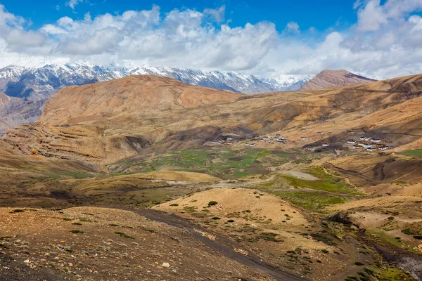 Comic village in Himalayas