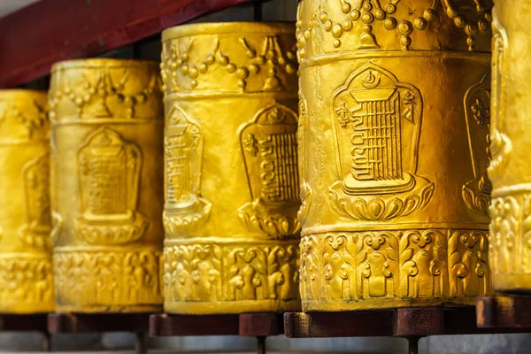 Rodas de oração em Tabo Monastery — Fotografia de Stock