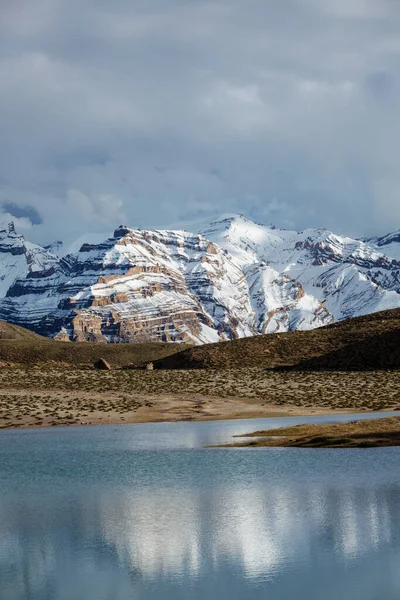 Λίμνη Ντάνκαρ. Spiti Valley, Himachal Pradesh, Ινδία — Φωτογραφία Αρχείου
