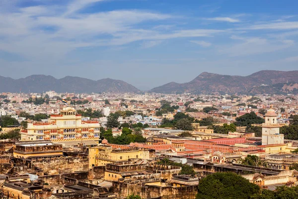 Vista aérea del complejo JaipurCity Palace. Jaipur, India — Foto de Stock