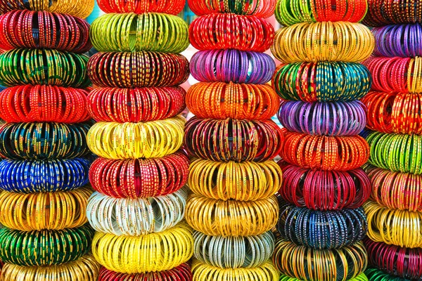 Indian Bangles in a shop — Stock Photo, Image