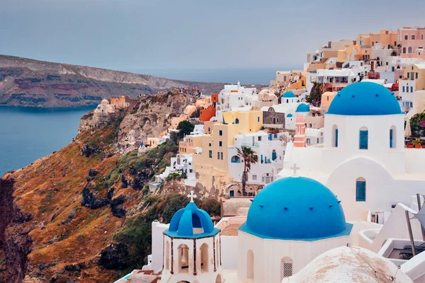 Famous greek tourist destination Oia, Greece — Stock Photo, Image