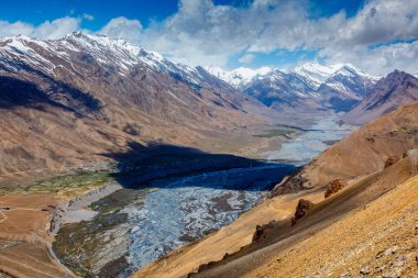Himalayalar 'daki Spiti Vadisi, Himachal Pradesh, Hindistan