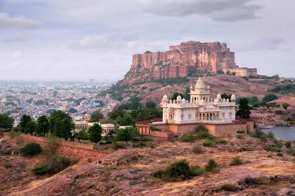 Jaswanth Thada Mausoleum, Jodhpur, Rajasthan, India — 图库照片