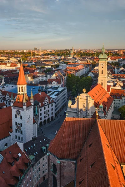 Vue aérienne de Munich — Photo