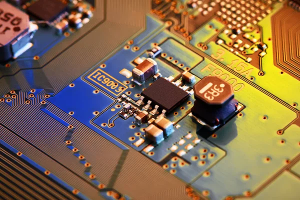 Electronic Circuit Board Close — Stock Photo, Image