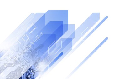 Elektronik devre kartı yüksek teknoloji kavramı, yakın çekim.