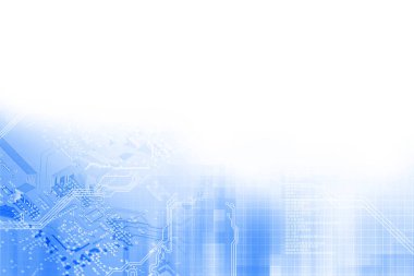 Elektronik devre kartı yüksek teknoloji kavramı, yakın çekim.