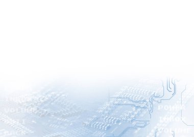 Elektronik devre kartı yüksek teknoloji kavramı, yakın çekim.