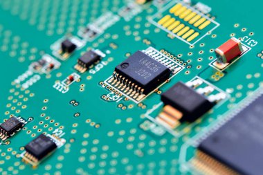 Bilgisayar devre donanımelektronik makine bileşeni kavram teknolojisi elektronik devre kartı parçası