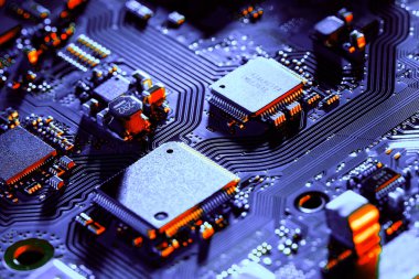 Bilgisayar devre donanımelektronik makine bileşeni kavram teknolojisi elektronik devre kartı parçası