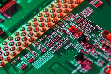 Bilgisayar devre donanımelektronik makine bileşeni kavram teknolojisi elektronik devre kartı parçası