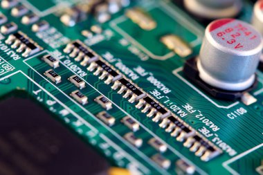 Bilgisayar devre donanımelektronik makine bileşeni kavram teknolojisi elektronik devre kartı parçası