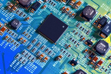 Bilgisayar devre donanımelektronik makine bileşeni kavram teknolojisi elektronik devre kartı parçası