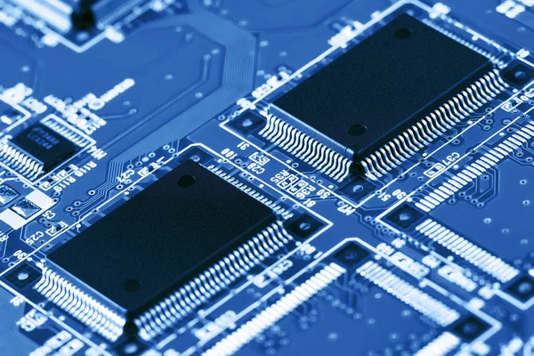 Electronic circuit board part of electronic machine component concept technology of computer circuit hardware