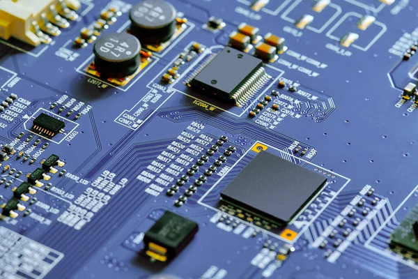 Electronic Circuit Board Part Electronic Machine Component Concept Technology Computer — Stock Photo, Image