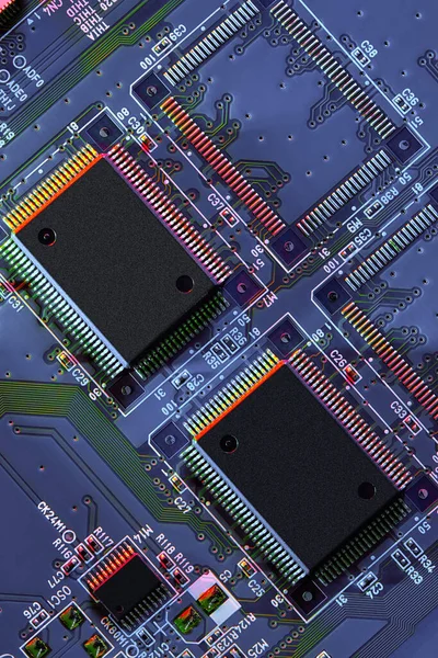 Carte Circuit Électronique Faisant Partie Technologie Concept Composant Machine Électronique — Photo