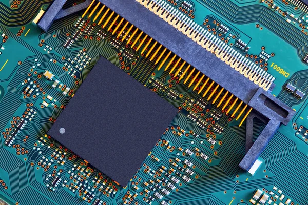 Scheda Circuito Elettronico Parte Della Tecnologia Concetto Componente Della Macchina — Foto Stock