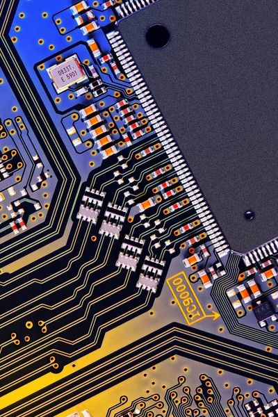 Circuito Elettronico Vicino — Foto Stock