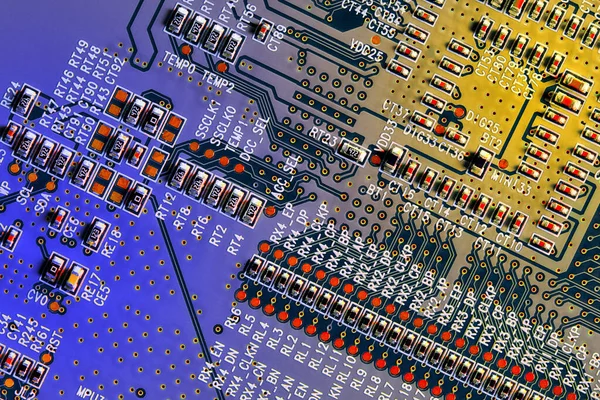 Elektroniskt Kretskort — Stockfoto