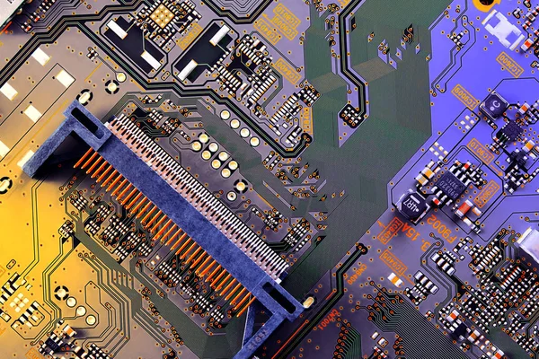 Electronic Circuit Board Close — Stock Photo, Image